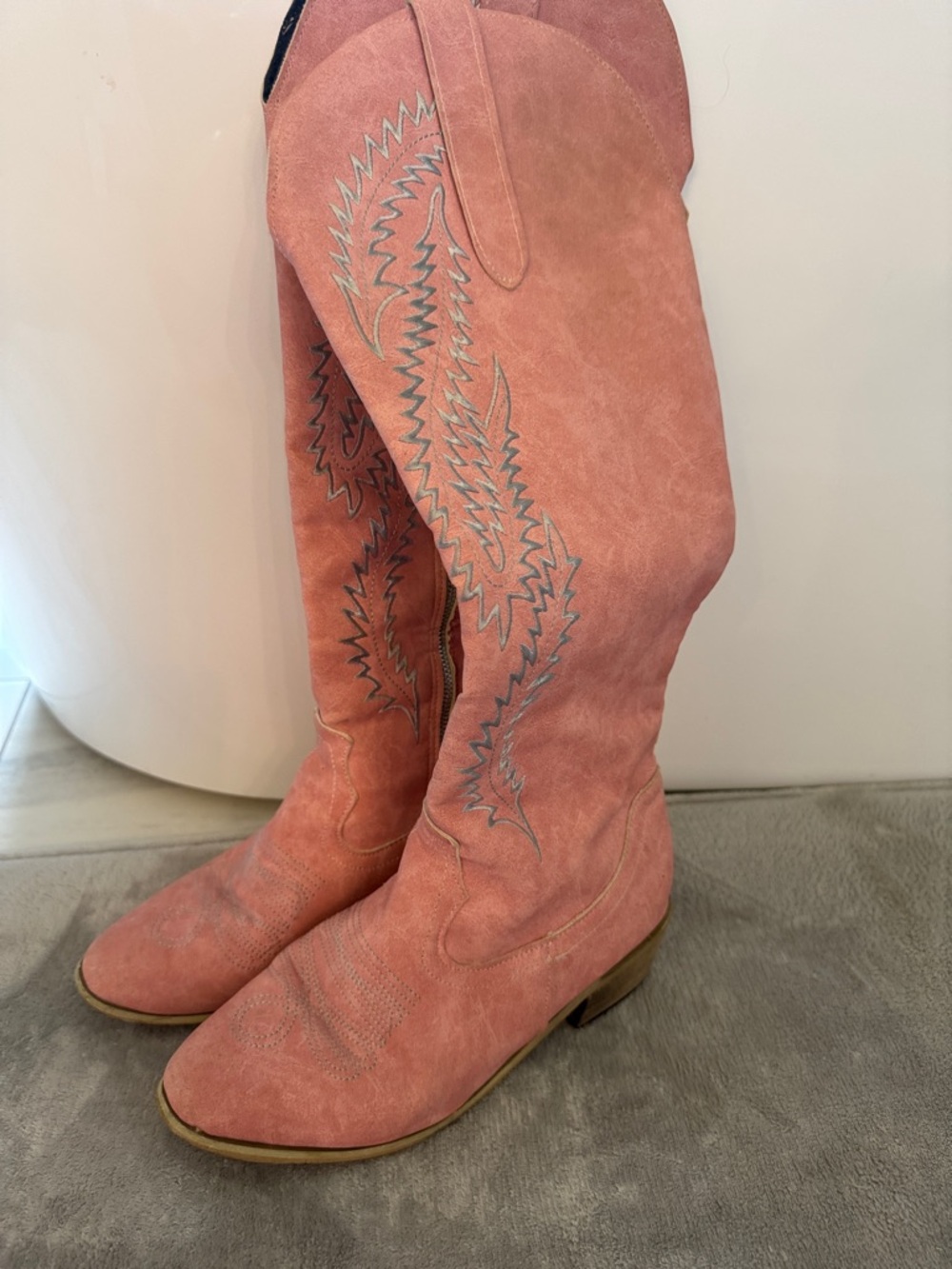 Women's Coral Suede Western Boots